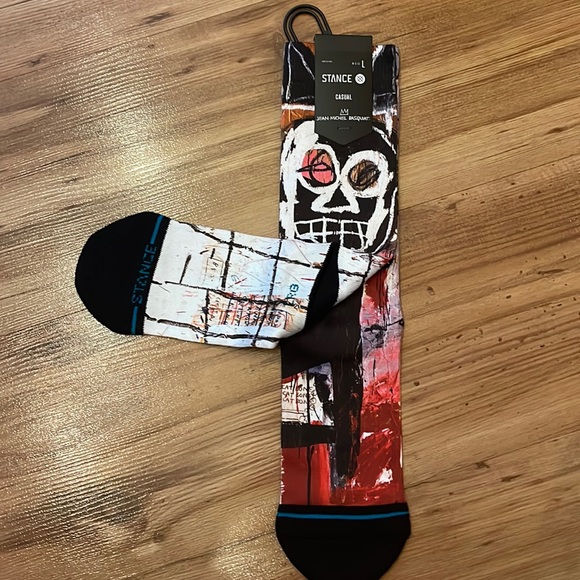 Stance Underwear & Socks Nwt Stancecasual Jean Michel Basquiat Size